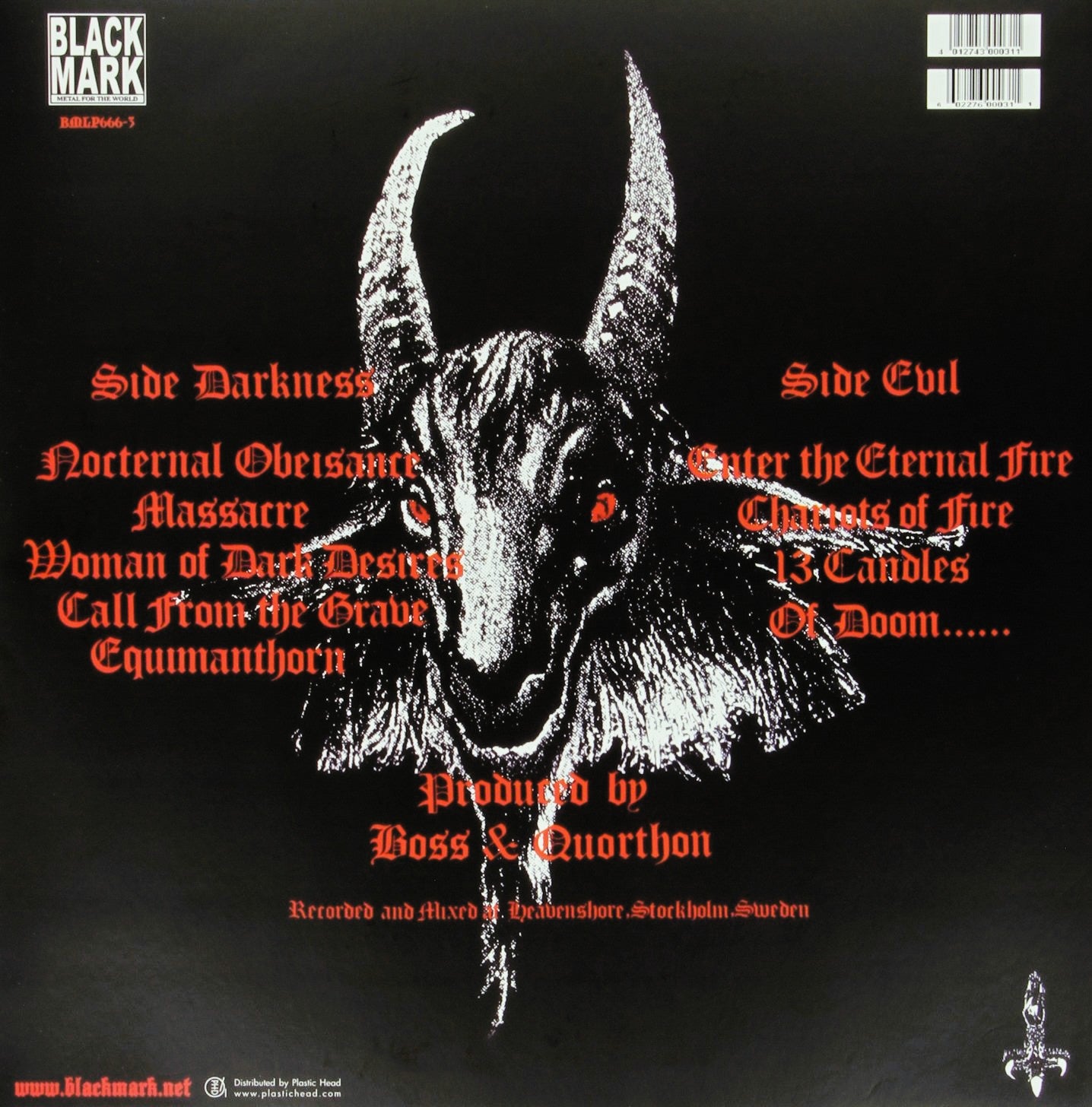 BATHORY – Under The Sign Of The Black Mark LP – CITY NOISE