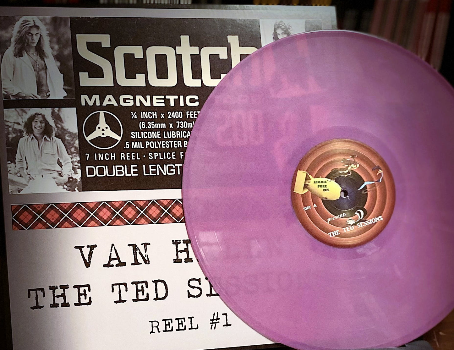 VAN HALEN – The Ted Sessions Reel #1 LP (lavender marbled vinyl)