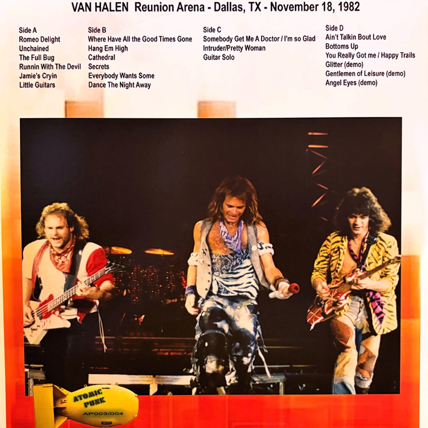 VAN HALEN – Destruction In Dallas 2xLP (color vinyl)