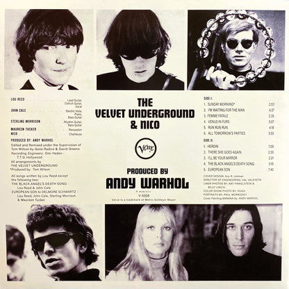 VELVET UNDERGROUND – The Velvet Underground & Nico LP