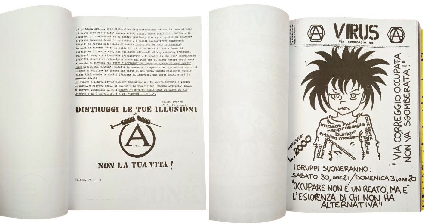 Virus: il punk è rumore (Punk is Noise) 1982-1989 by Marco Teatro / Giacomo Spazio