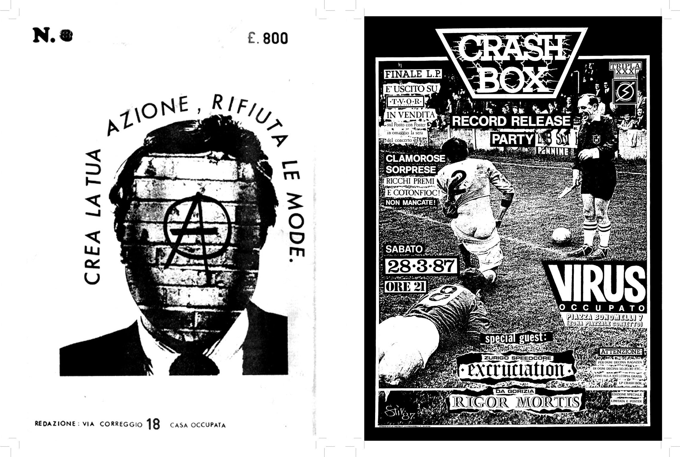 Virus: il punk è rumore (Punk is Noise) 1982-1989 by Marco Teatro