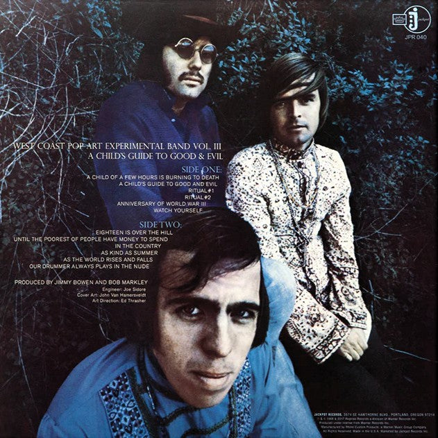 WEST COAST POP ART EXPERIMENTAL BAND – Vol. 3 • A Child's Guide To Good & Evil LP (turquoise vinyl)