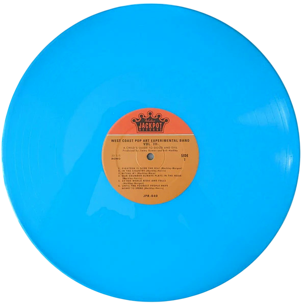 WEST COAST POP ART EXPERIMENTAL BAND – Vol. 3 • A Child's Guide To Good & Evil LP (turquoise vinyl)