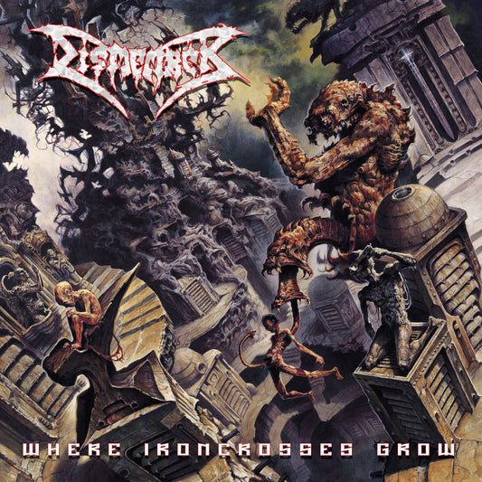 DISMEMBER – Where Ironcrosses Grow LP (sand marbled vinyl)