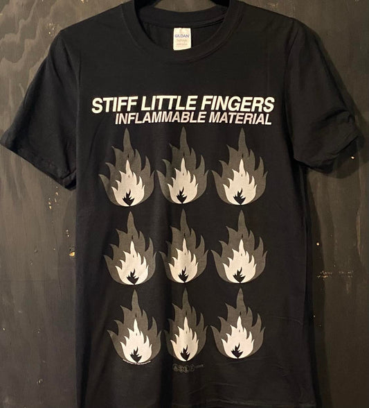 STIFF LITTLE FINGERS | Inflammable Material T-Shirt