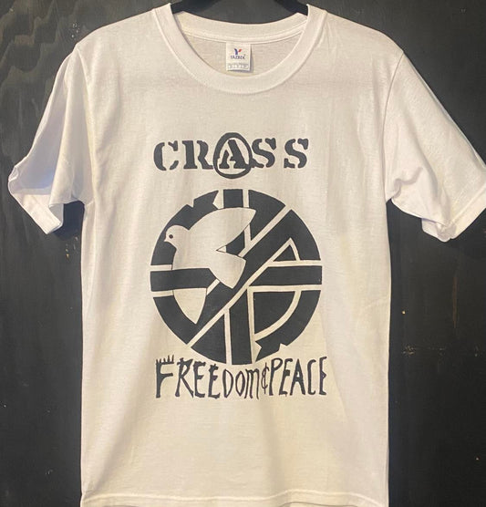 CRASS | freedom & peace t-shirt