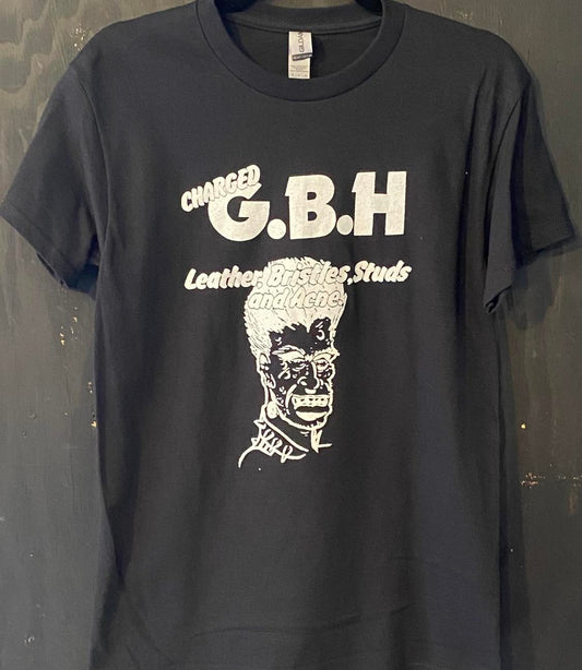 G.B.H. | Leather, Bristles, Studs & Acne T-Shirt