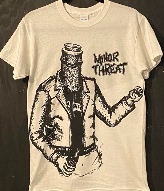 MINOR THREAT | Bottled Violence T-Shirt (white)