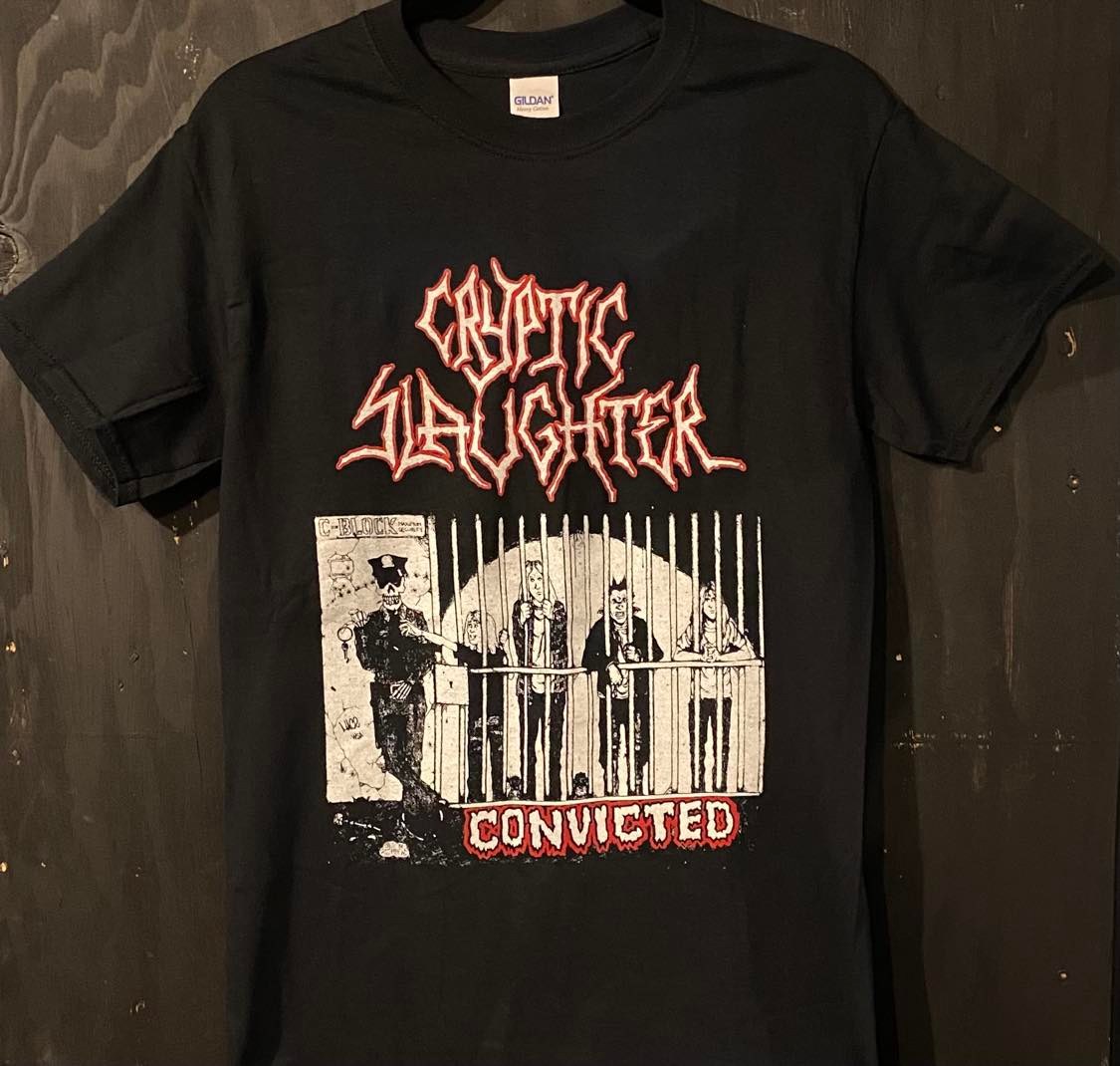 CRYPTIC SLAUGHTER | convicted t-shirt