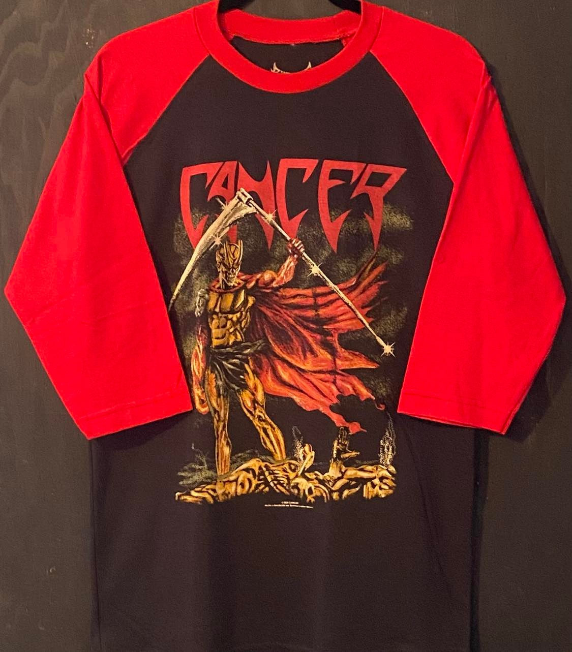 CANCER | Death Shall Rise Raglan T-Shirt