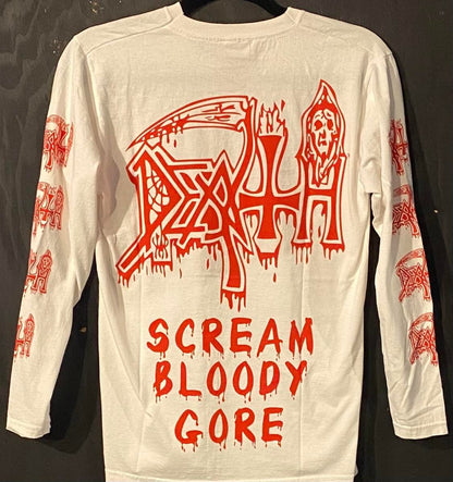 DEATH | Scream Bloody Gore Long-Sleeve T-Shirt (jumbo print)