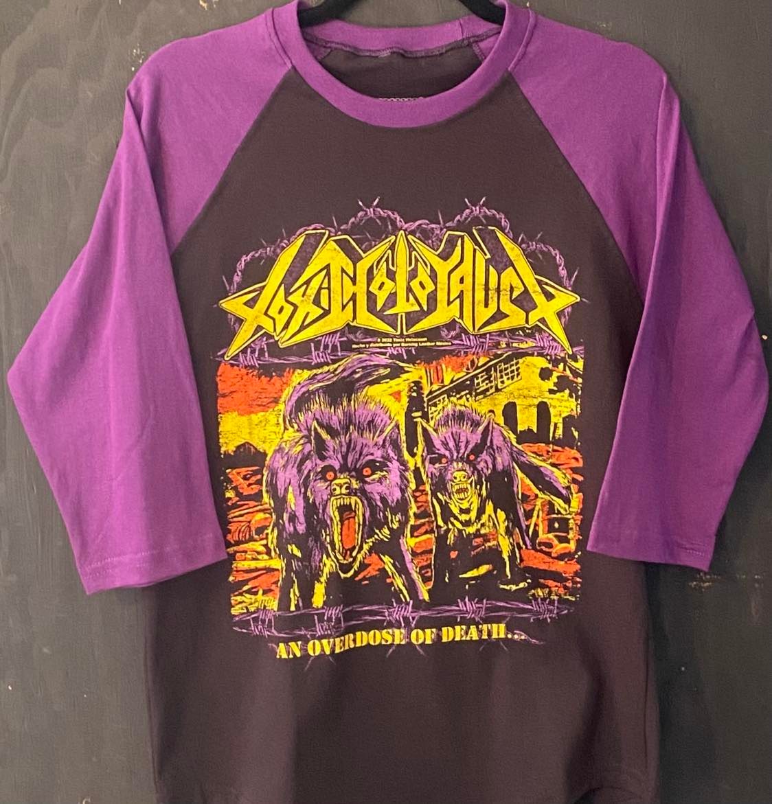 TOXIC HOLOCAUST | An Overdose of Death Raglan T-Shirt