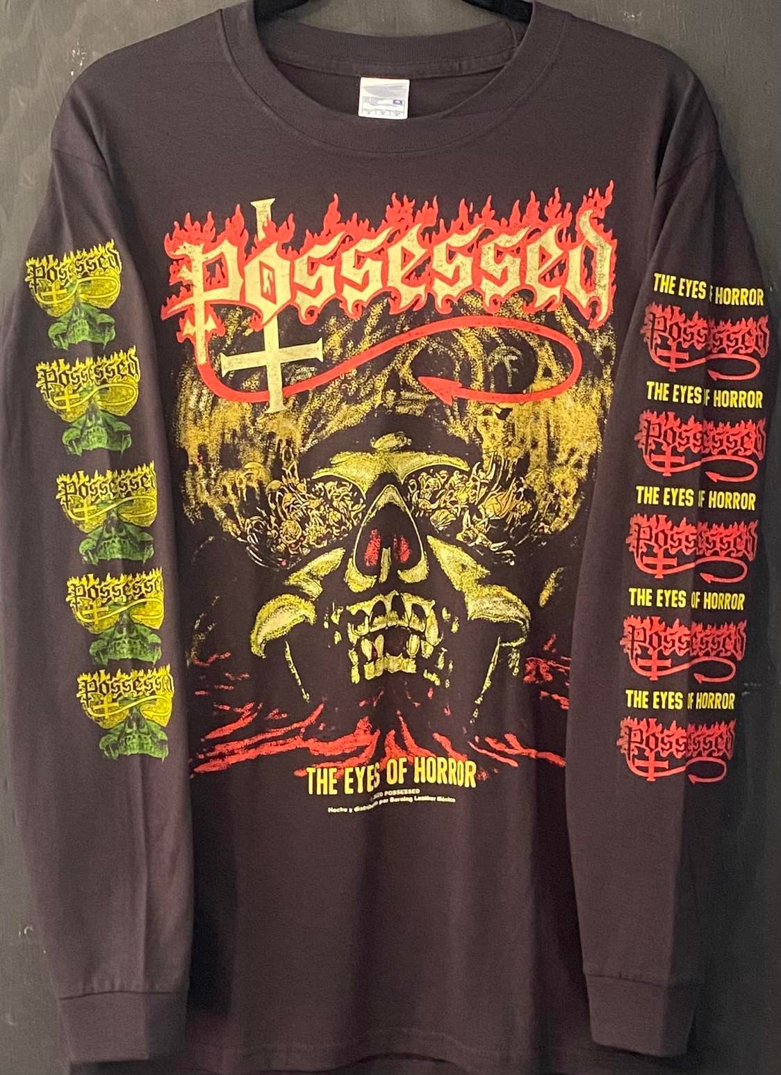 POSSESSED | Eyes of Horror Long Sleeve T-Shirt (2-Sided)