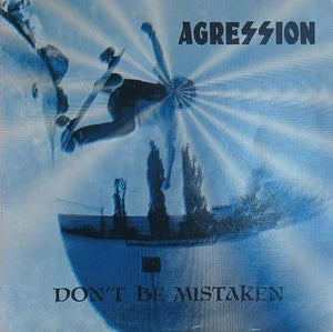 AGRESSION – Don't Be Mistaken LP (clear/blue cloud vinyl)