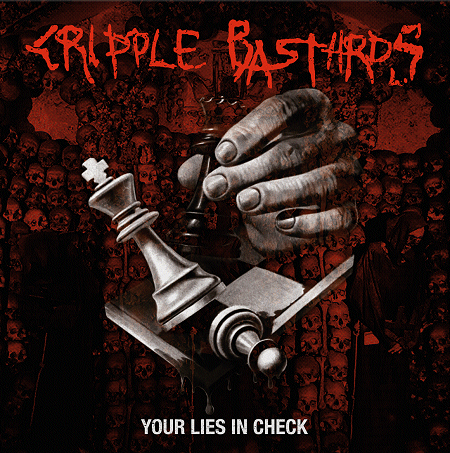 CRIPPLE BASTARDS – Your Lies In Check LP (red/black splatter vinyl)