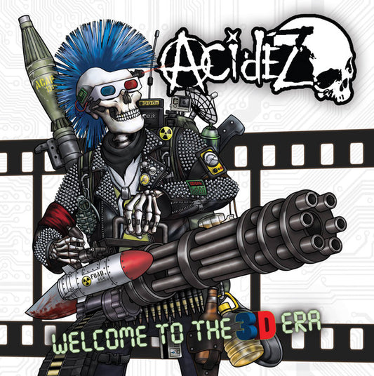 ACIDEZ – Welcome To The 3D Era LP (red/blue vinyl)