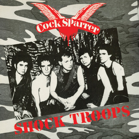 COCK SPARRER – Shock Troops LP (olive green vinyl)