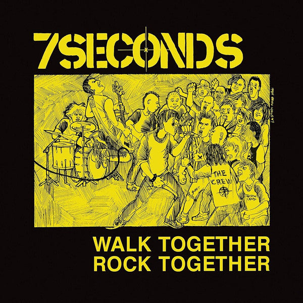 7 SECONDS – Walk Together Rock Together LP (yellow/purple splatter vinyl)