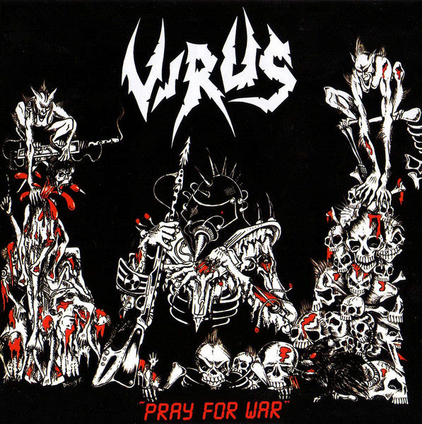 VIRUS – Pray For War LP (white/red splatter vinyl)
