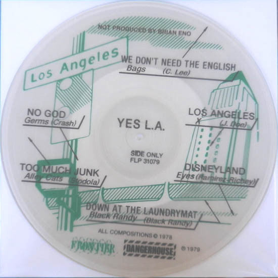 V/A – Yes L.A. LP (black/green silkscreen vinyl)
