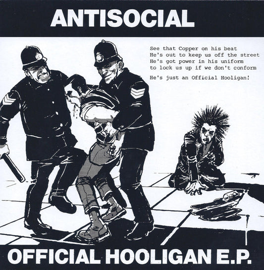 ANTISOCIAL – Official Hooligan E.P. 7"