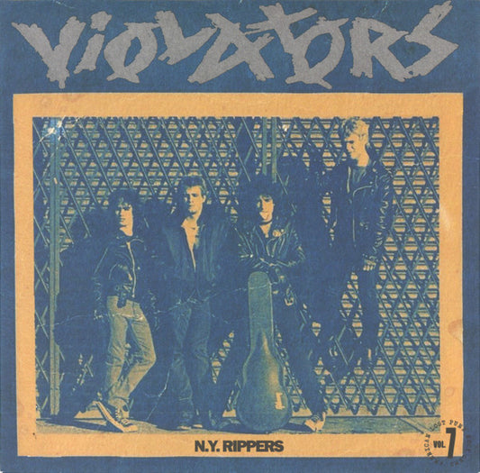 VIOLATORS – N.Y. Rippers 7" (pink vinyl)