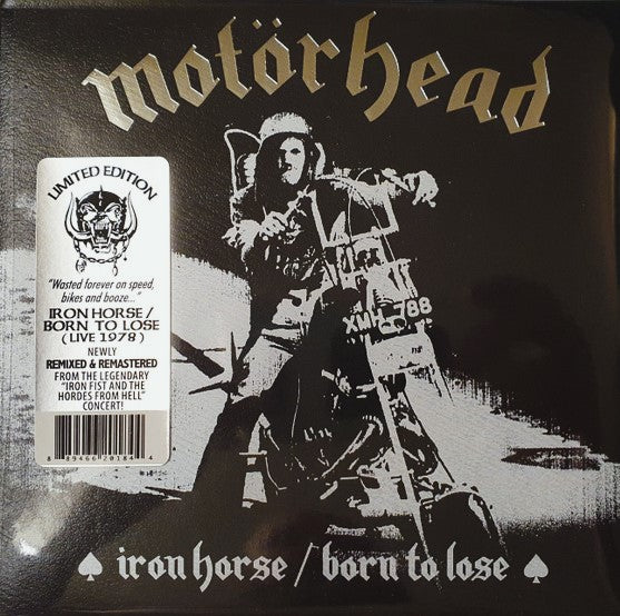 MOTÖRHEAD – Iron Horse / Born To Lose 7" (silver vinyl)