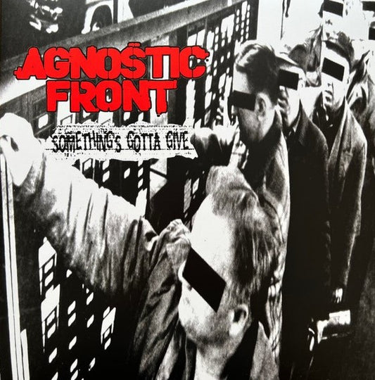 AGNOSTIC FRONT – Something‘s Gotta Give LP (clear/red splatter vinyl)