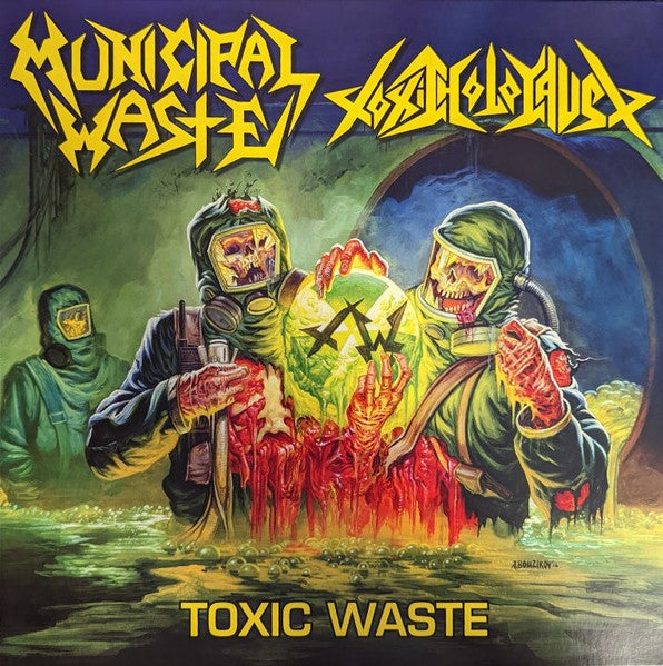 MUNICIPAL WASTE / TOXIC HOLOCAUST – Toxic Waste Split LP (color vinyl)