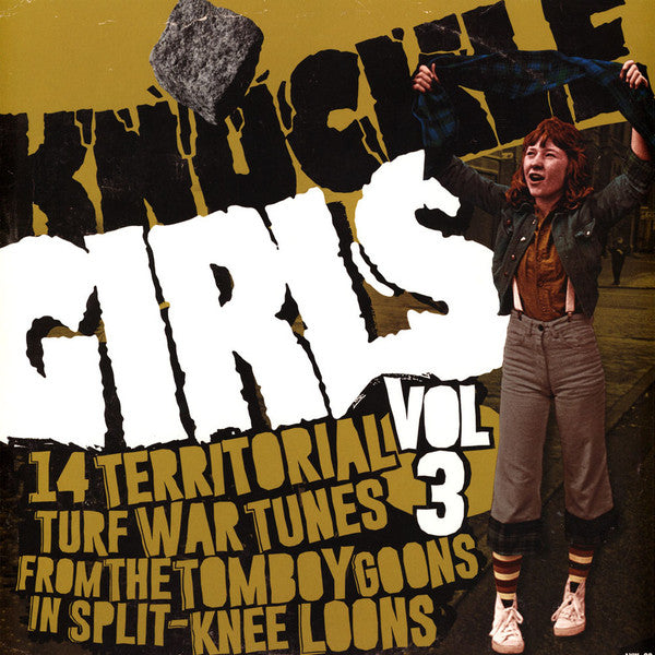 V/A – Knuckle Girls Vol. 3 • Turf War Tunes From The Tomboy Goons In Split-Knee Loons LP (yellow vinyl)