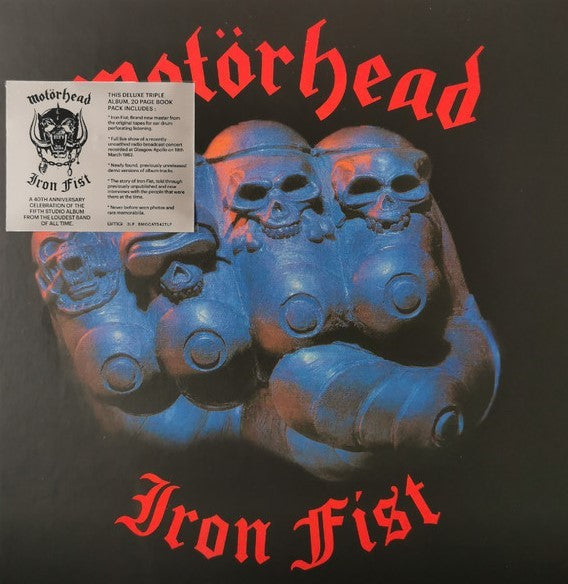 MOTÖRHEAD – Iron Fist 40th Anniversary Deluxe LP Box Set