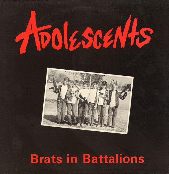 ADOLESCENTS – Brats In Battalions LP (white vinyl)