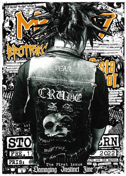 Damaging Instinct Zine : First Issue 2022 (The International Punk Hardcore Fanzine)